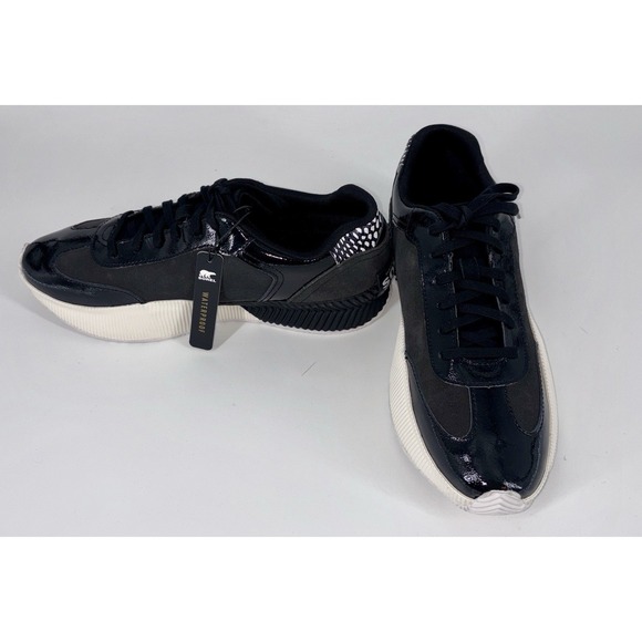 NEW Sorel Women's Ona Blvd Classic Sneakers Size 11 Waterproof Black & White NIB - Picture 6 of 13